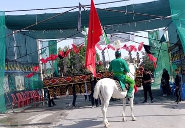 مراسم سوگواری عاشورای حسینی در شهر سفیددشت 