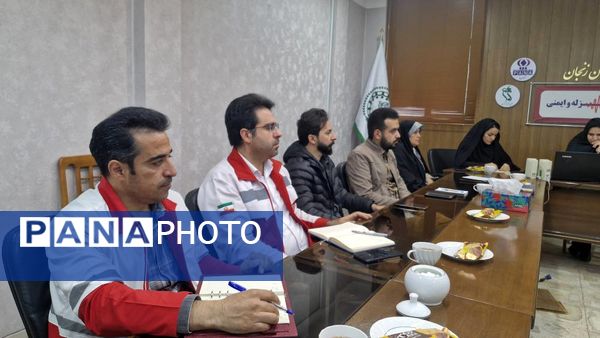 اولین جلسه هماهنگی مانور زلزله در زنجان