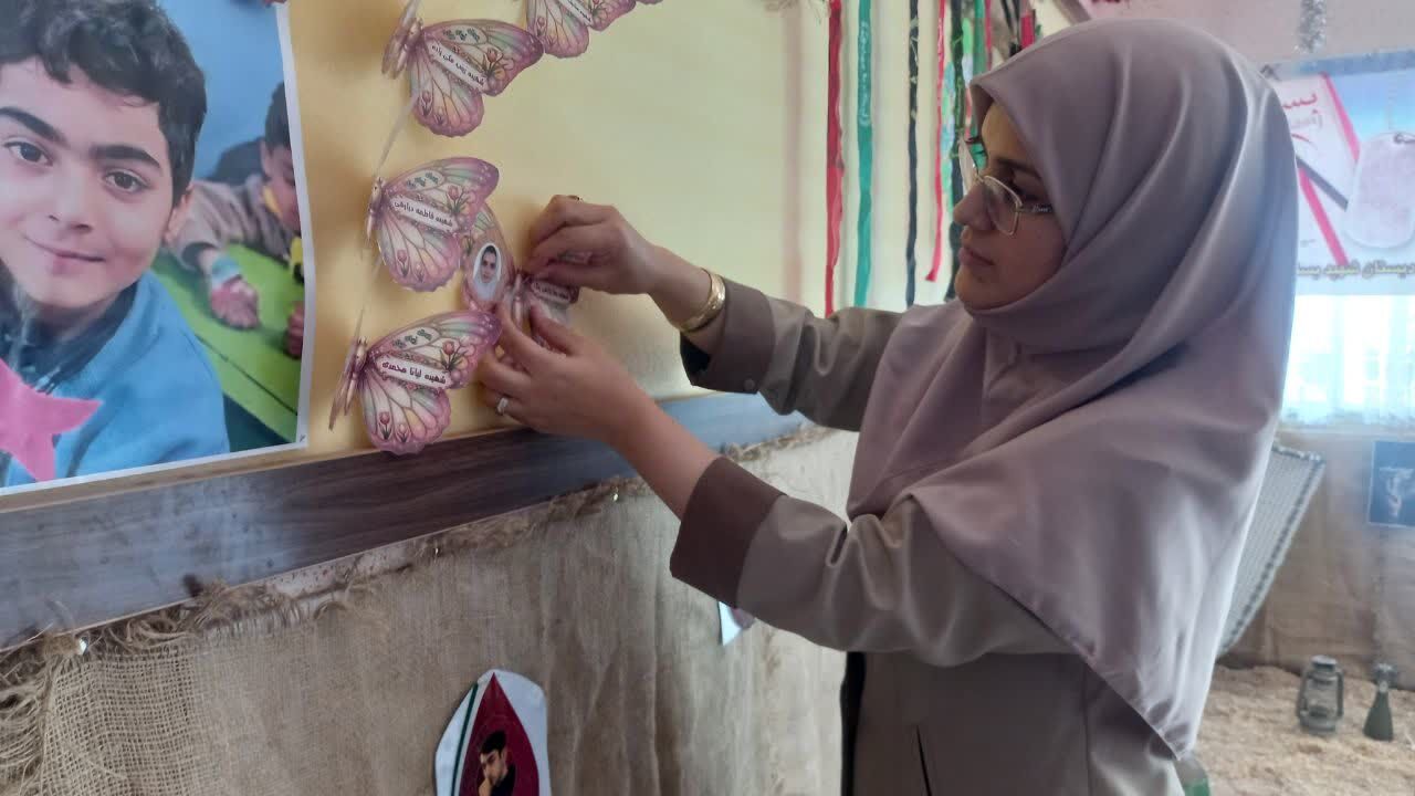 هفته دفاع مقدس در قاب دوربین دانش‌آموزان دبستان شهید بستانی