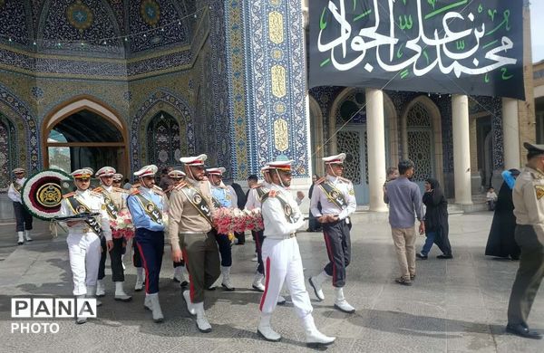 گلباران مزار امیر سپهبد شهید «موسوی» در قم