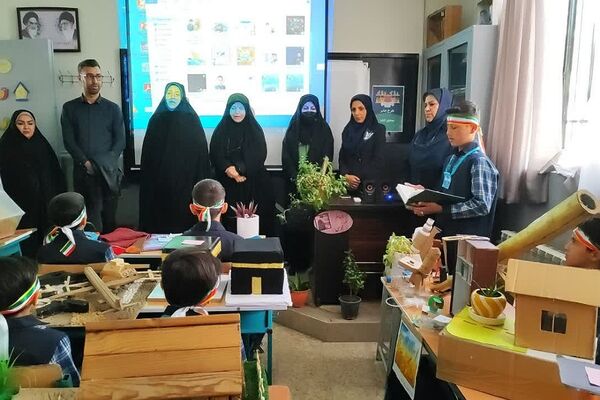 افتتاحیه طرح جابربن حیان در دبستان امام‌حسن مجتبی(ع) رودهن 