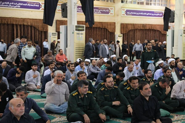 مراسم سوگواری سیدالشهدای خدمت در بوشهر