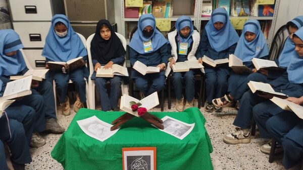 محفل انس با قرآن در آموزشگاه فرهنگ شهرستان خلیل آباد 