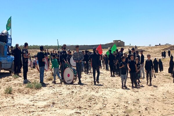 مراسم گرامیداشت تاسوعای حسینی در روستای گزکوه 
