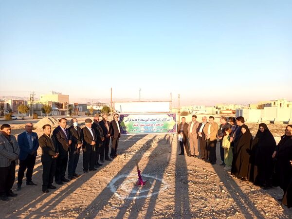 برگزاری آیین کلنگ زنی2 پروژه خیر ساز در شهرستان بهبهان