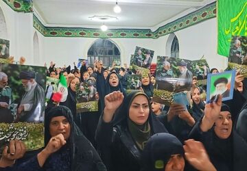 مارگون یکپارچه در سوگ شهادت  رهبر معظم انقلاب 