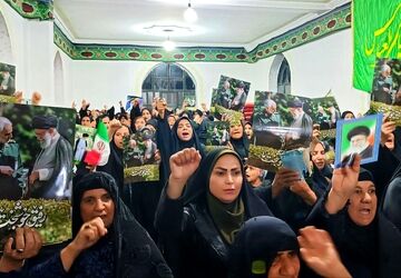 مارگون یکپارچه در سوگ شهادت  رهبر معظم انقلاب 