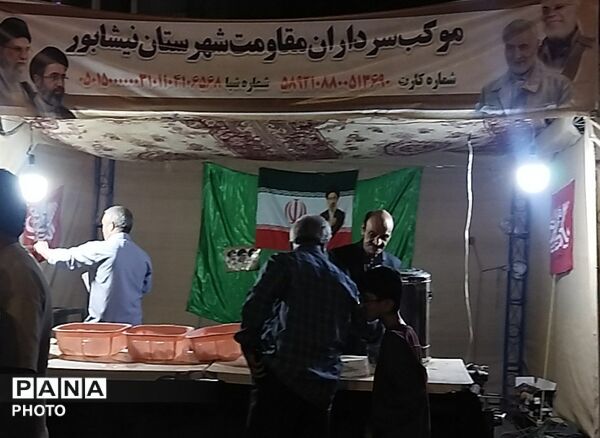 موکب سرداران مقاومت در دویست و شانزدهمین شب از اجتماعات مردمی نیشابور 