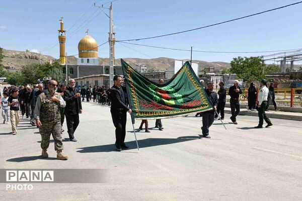 شهر راز غرق در سوگ اربعین؛ آیین باشکوه عزاداری حسینی با حضور گسترده مردم