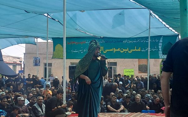 بزرگترین اجتماع حسنیون کشور همراه با تعزیه خوانی در روستای کفکی خراسان رضوی