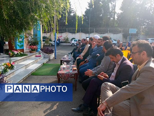 مانور بازگشایی مدارس در دبیرستان جمشیدنژاد شهرستان آمل 
