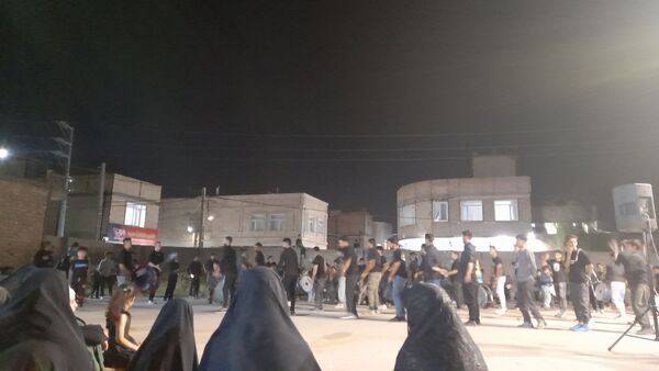 مراسم عزاداری دهه اول محرم در مسجد چهارده معصوم  نیشابور 