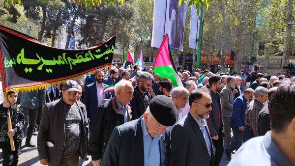 راهپیمایی مردم و مسئولان شهریار به دفاع از مردم غزه در روز قدس 