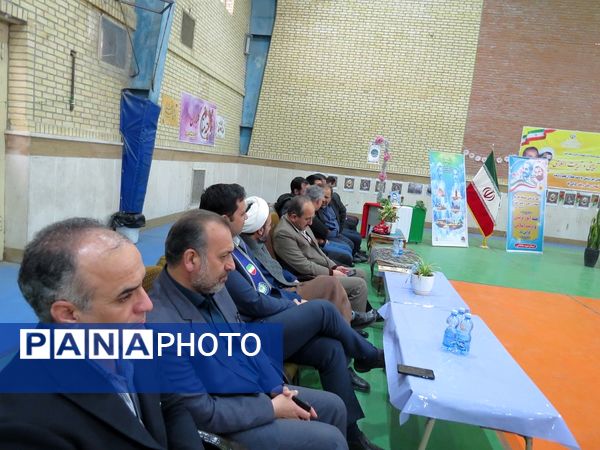 آیین برگزاری زنگ سپاس معلم در مدرسه خانکلابی بجنورد