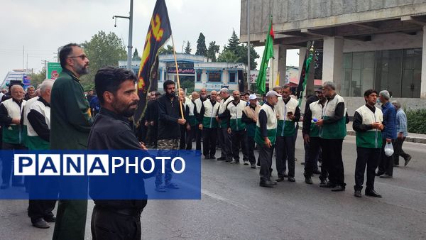 آیین دسته‌روی شهادت امام رضا(ع) در قائمشهر 