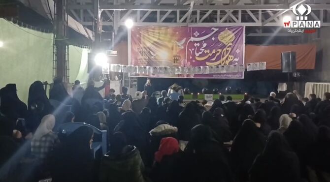 اربعین شهادت امام خامنه ای و شهدای دبستان میناب