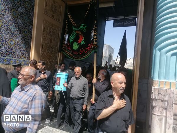 حرم مطهر رضوی در سوگ امام رئوف