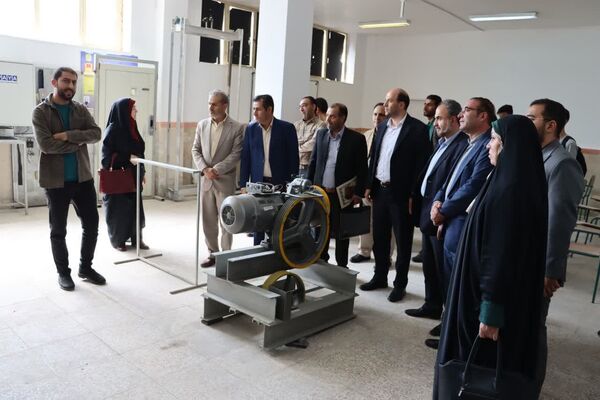 افتتاح هنرستان فنی‌وحرفه‌ای و کاردانش مهندس اصغر مشحون در ماهدشت