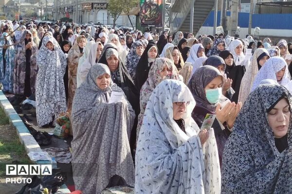 برپایی با شکوه نماز عید فطر مردم چهاردانگه