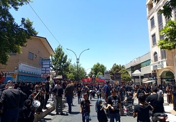 هفتمین روز از عزاداری اباعبدالله الحسین در کاشمر