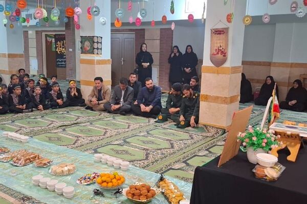 مراسم عزاداری ایام فاطمیه و بزرگداشت شهادت حضرت زهرا (س)  و افتتاح کلاس سایت دبستان شهید نوروزعلی حسینی