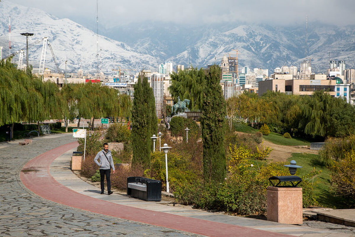 افزایش نسبی دمای هوای تهران