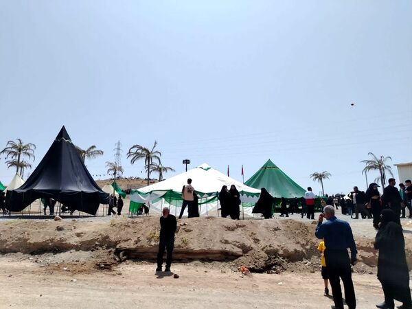 مراسم تعزیه‌خوانی در شهر طاقانک
