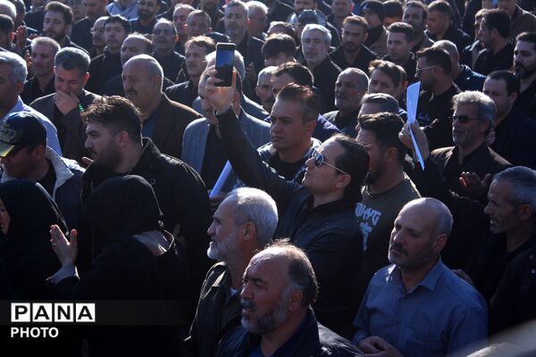 تشییع و تدفین پیکر شهید امیرحسن کاظمی