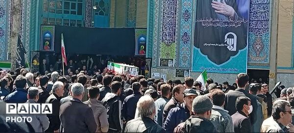 تشییع باشکوه شهید محمد رجبی در ماه مبارک رمضان با حضور گسترده مردم تویسرکان در روز جمعه