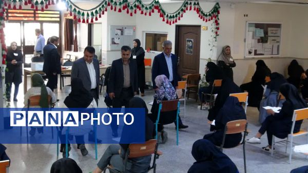 بازدید نماینده مردم بویراحمد، دنا و مارگون در مجلس شورای اسلامی از حوزه‌های امتحانات نهایی