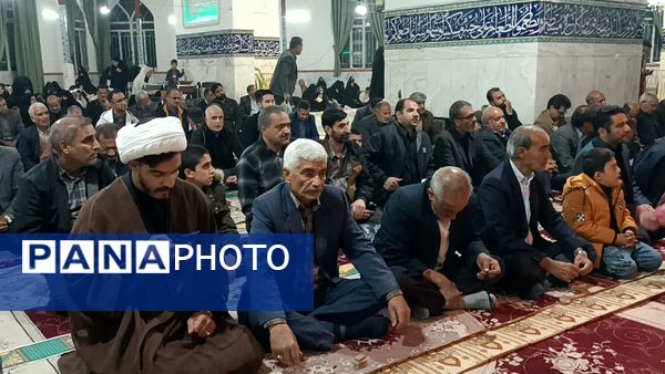 تشییع پیکر شهید گمنام در شهرستان کاشمر 