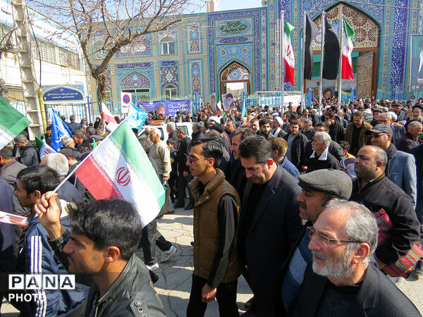 نماز جمعه و راهپیمایی در هفتمین روز جنگ تحمیلی در بجنورد