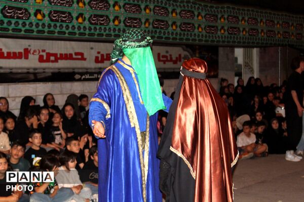 بازخوانی حماسه حضرت قاسم(ع) در پنجمین شب اجرای تئاتر مذهبی نظرآباد