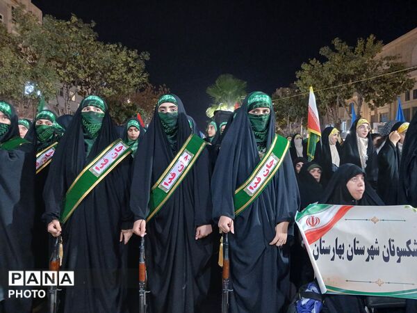 رزمایش اقتدار با حضور گردان‌های جانفدا در نسیم‌شهر