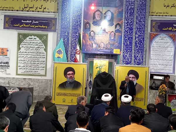 مراسم گرامیداشت شهادت سید حسن نصرالله در مسجد جامع آشخانه 