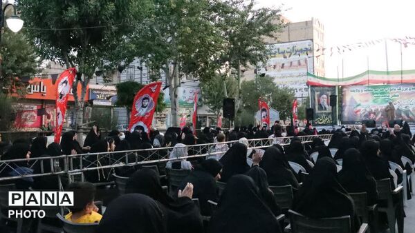اجتماع عظیم بانوان حریم عفاف و ولایت ماهدشت 