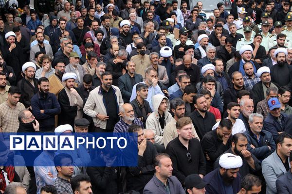 مراسم گرامیداشت یاد و خاطره سید الشهدای خدمت در قزوین