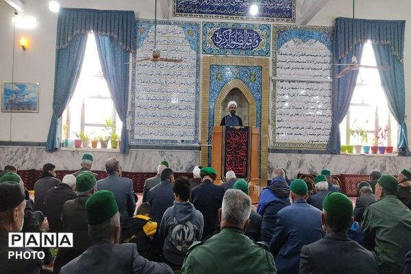 اقامه نماز عبادی_سیاسی جمعه در روز جهانی  قدس  مسجد جامع شهربار نیشابور 