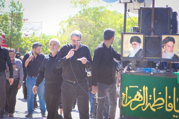 عزاداری رحلت پیامبر(ص) و شهادت امام حسن(ع) در صحن آستان مقدس سلطانعلی(ع) مشهداردهال کاشان
