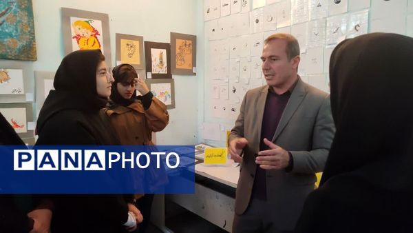 نمایشگاه ماها در هنرستان بصیرت آشخانه