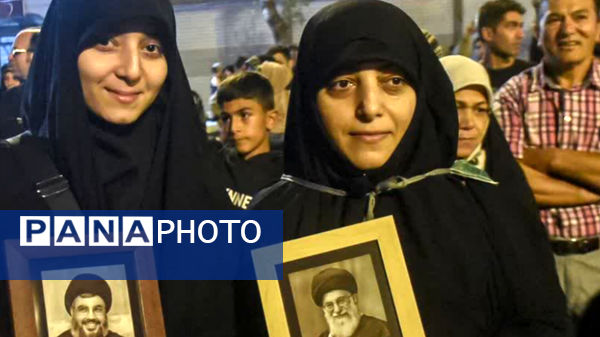 شادی مردم پس از انتقام وعده صادق ۲ در بجنورد