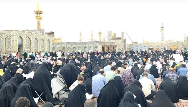 برگزاری مراسم پر فیض دعای عرفه در حرم مطهر رضوی