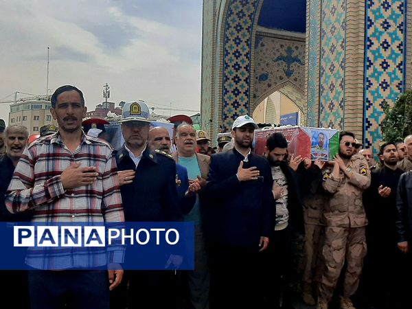 تشییع پیکر شهدای نیروی انتظامی مشهد مقدس