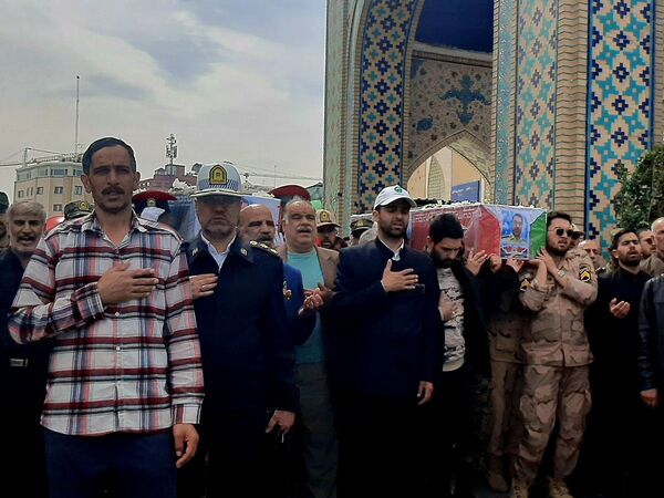 تشییع پیکر شهدای نیروی انتظامی مشهد مقدس
