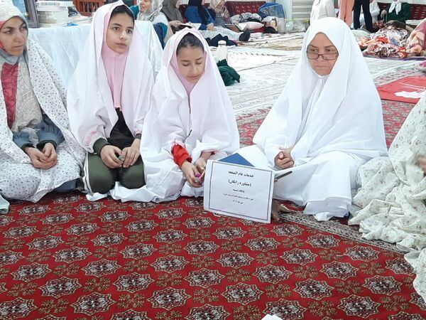دومین روز از اعتکاف دانش‌آموزی در مسجد امام حسن شهرستان گالیکش