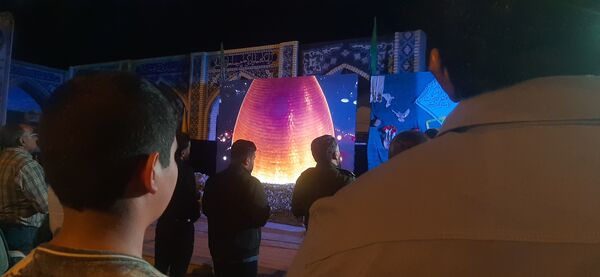 مراسم مهمانی شهدا در گلزار شهدای بهشت فضل نیشابور 