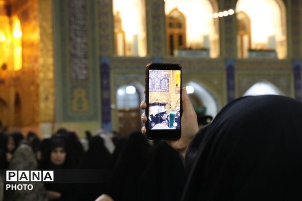 حال و هوای آستان مقدس رضوی در شب ولادت هشتمین اختر تابناک آسمان ولایت