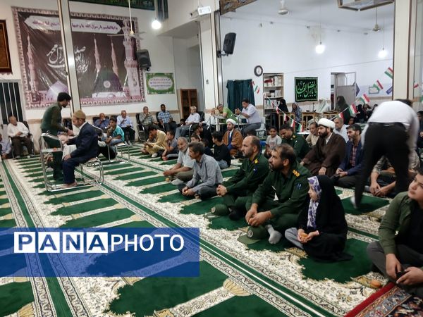 یادواره شهدای شهرستان خلیل‌آباد در مسجد نبی 