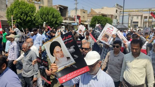 خروش آحاد مردم شهرستان میناب در حمایت از مظلوم فلسطین