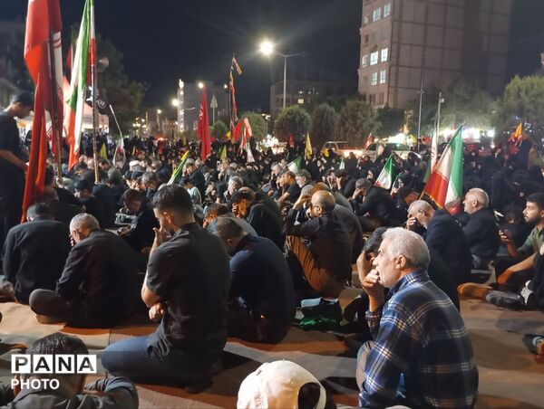 هفتمین شب از مراسم عزاداری امام حسین در حسینیه امام خامنه ای در قاب پانا